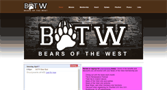 Desktop Screenshot of bearsofthewest.org