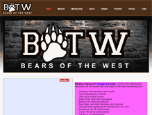 Tablet Screenshot of bearsofthewest.org